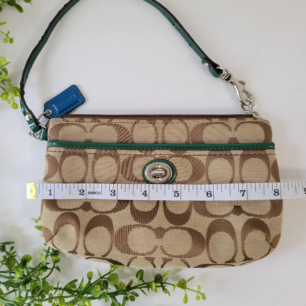 Coach Canvas Signature C's wristlet - Picture 7 of 12